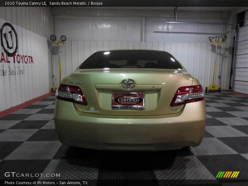 Sandy Beach Metallic / Bisque 2010 Toyota Camry LE