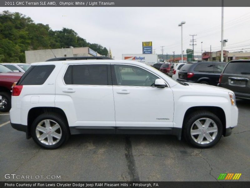 Olympic White / Light Titanium 2011 GMC Terrain SLE AWD