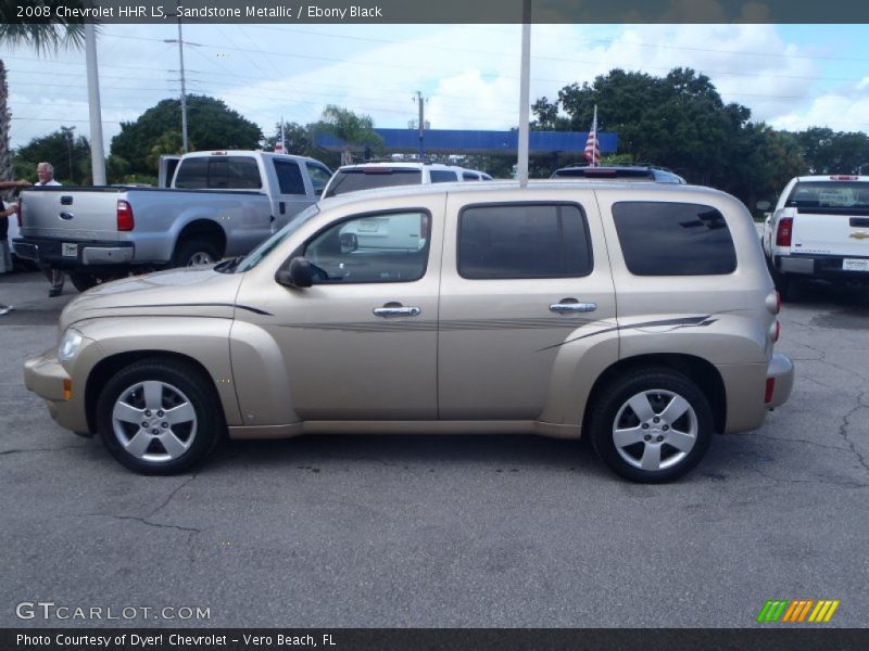 Sandstone Metallic / Ebony Black 2008 Chevrolet HHR LS