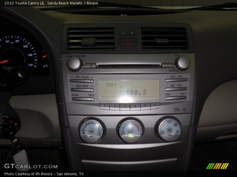 Sandy Beach Metallic / Bisque 2010 Toyota Camry LE