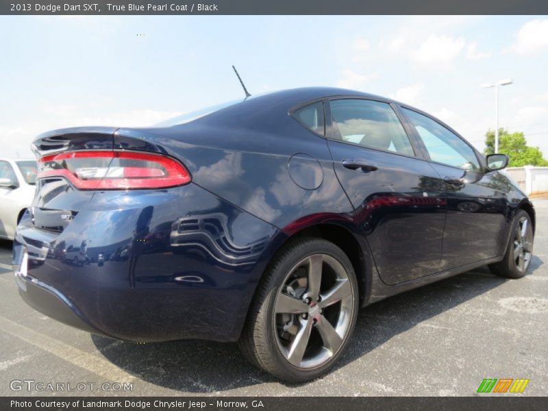 True Blue Pearl Coat / Black 2013 Dodge Dart SXT