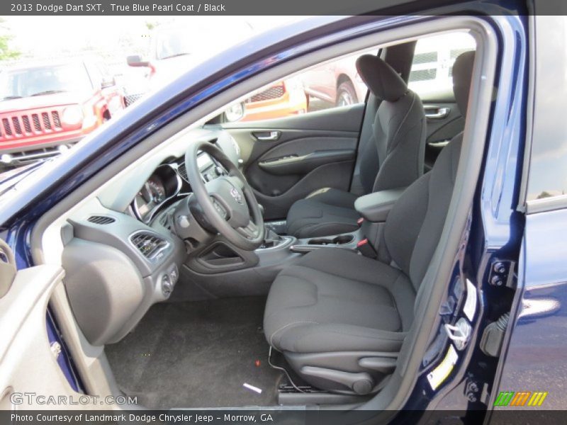 True Blue Pearl Coat / Black 2013 Dodge Dart SXT