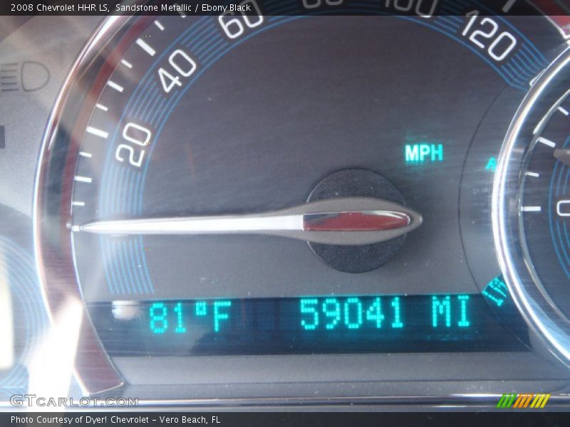 Sandstone Metallic / Ebony Black 2008 Chevrolet HHR LS