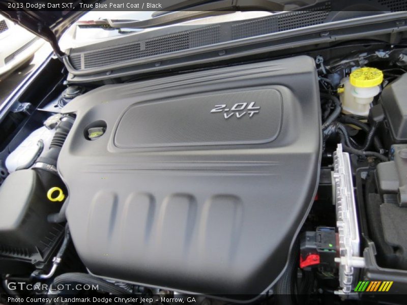True Blue Pearl Coat / Black 2013 Dodge Dart SXT
