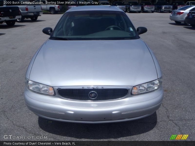 Sterling Silver Metallic / Medium Gray 2000 Buick Century Custom