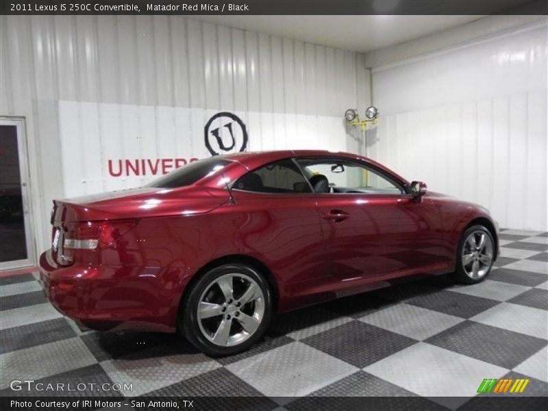 Matador Red Mica / Black 2011 Lexus IS 250C Convertible