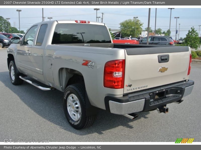 Silver Birch Metallic / Light Titanium/Dark Titanium 2007 Chevrolet Silverado 2500HD LTZ Extended Cab 4x4