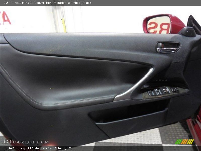 Matador Red Mica / Black 2011 Lexus IS 250C Convertible