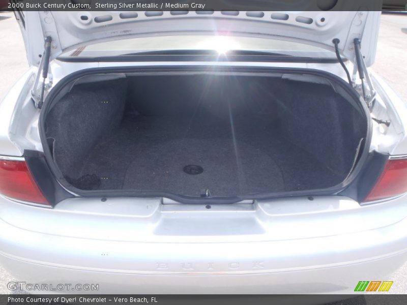 Sterling Silver Metallic / Medium Gray 2000 Buick Century Custom