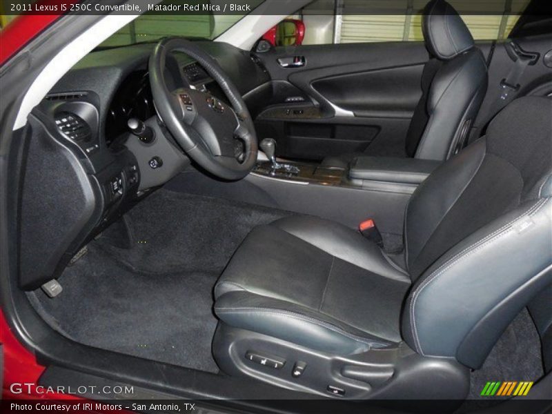 Matador Red Mica / Black 2011 Lexus IS 250C Convertible