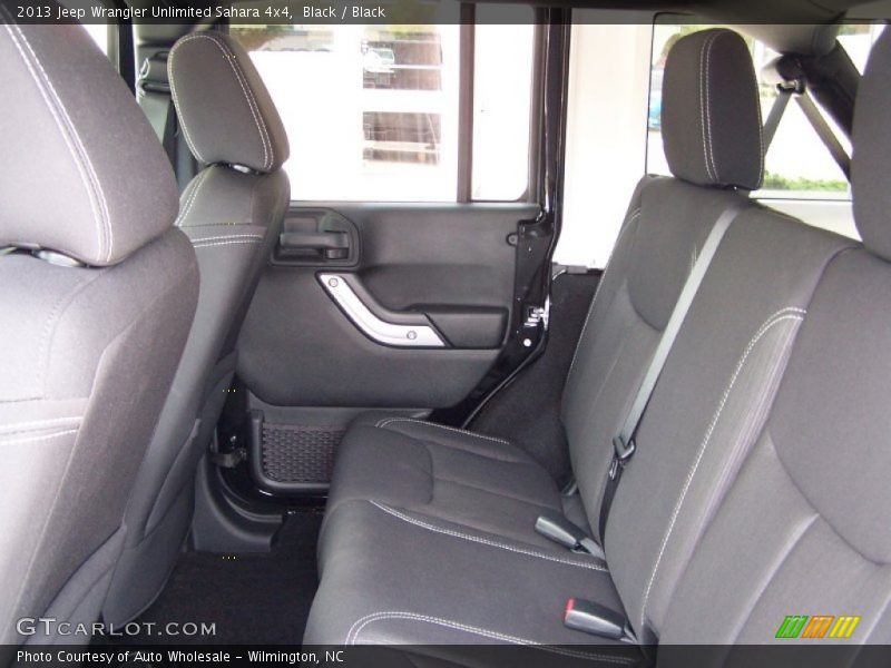 Black / Black 2013 Jeep Wrangler Unlimited Sahara 4x4
