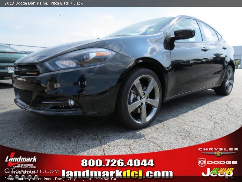 Pitch Black / Black 2013 Dodge Dart Rallye