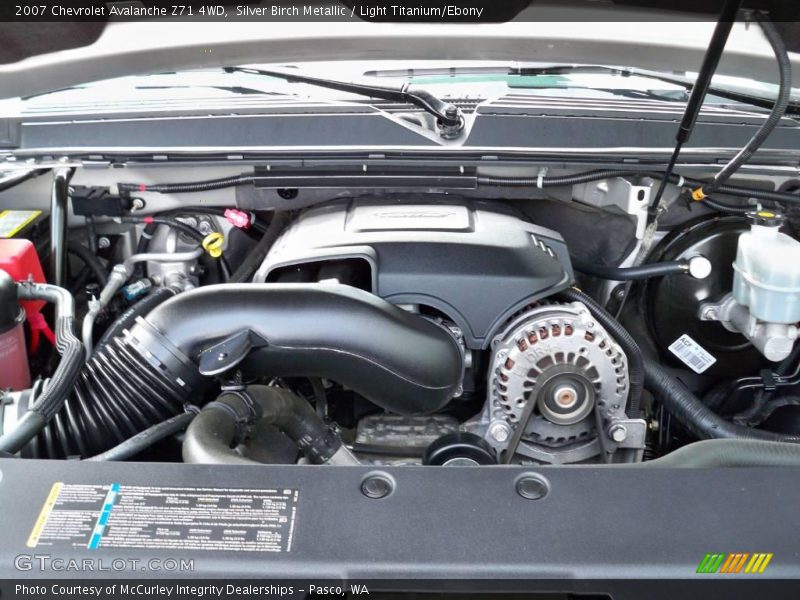 Silver Birch Metallic / Light Titanium/Ebony 2007 Chevrolet Avalanche Z71 4WD