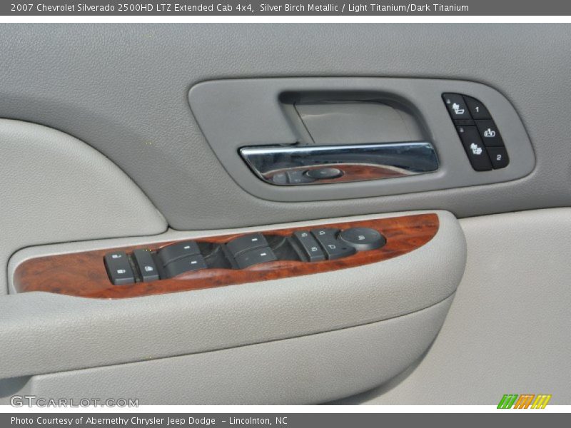 Silver Birch Metallic / Light Titanium/Dark Titanium 2007 Chevrolet Silverado 2500HD LTZ Extended Cab 4x4