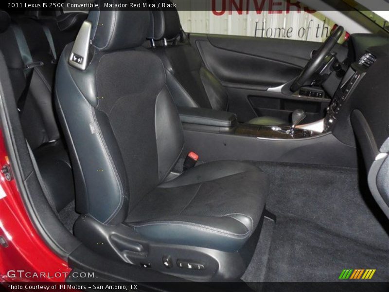 Matador Red Mica / Black 2011 Lexus IS 250C Convertible