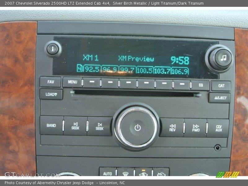 Silver Birch Metallic / Light Titanium/Dark Titanium 2007 Chevrolet Silverado 2500HD LTZ Extended Cab 4x4