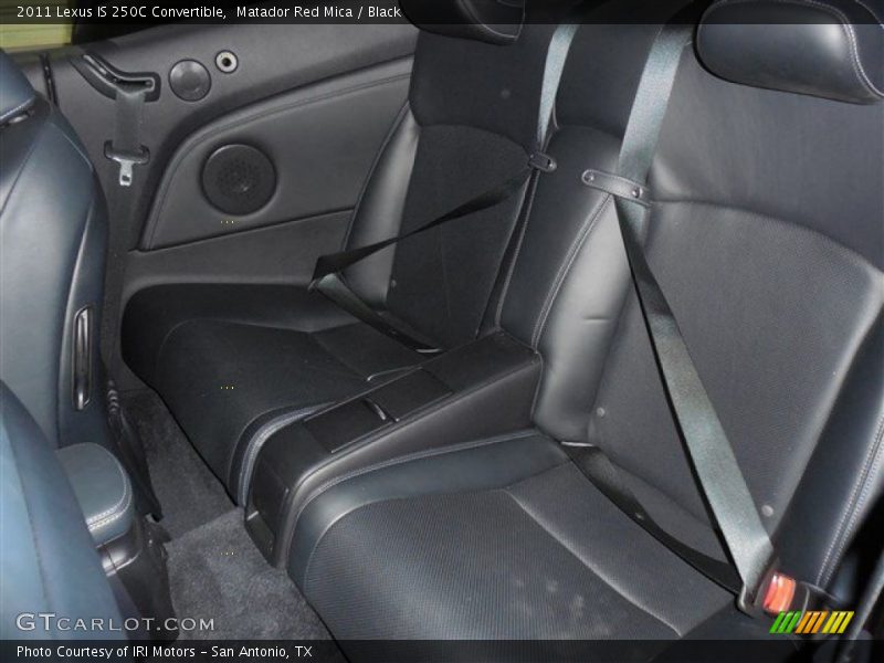 Matador Red Mica / Black 2011 Lexus IS 250C Convertible
