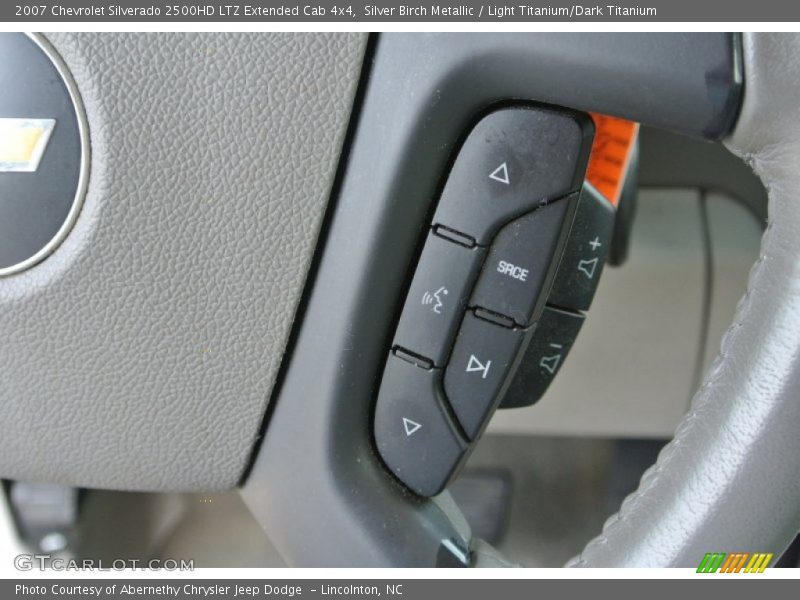 Silver Birch Metallic / Light Titanium/Dark Titanium 2007 Chevrolet Silverado 2500HD LTZ Extended Cab 4x4