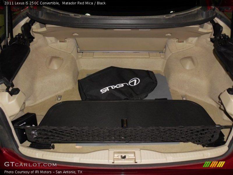 Matador Red Mica / Black 2011 Lexus IS 250C Convertible