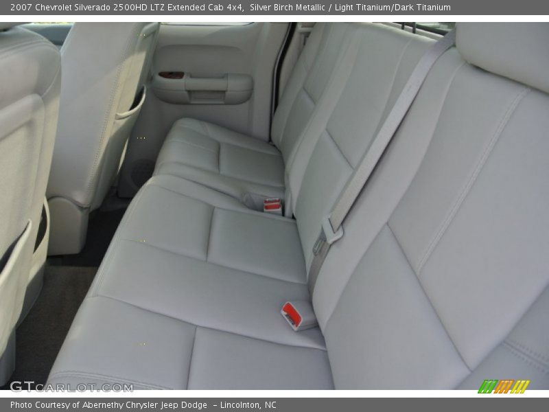 Silver Birch Metallic / Light Titanium/Dark Titanium 2007 Chevrolet Silverado 2500HD LTZ Extended Cab 4x4