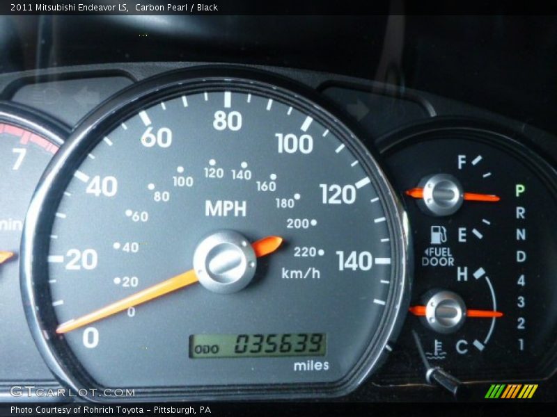 Carbon Pearl / Black 2011 Mitsubishi Endeavor LS