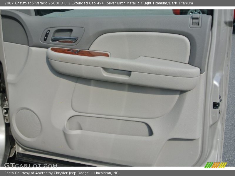 Silver Birch Metallic / Light Titanium/Dark Titanium 2007 Chevrolet Silverado 2500HD LTZ Extended Cab 4x4