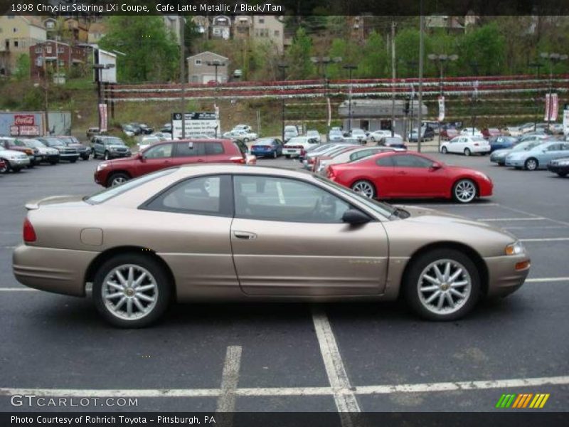 Cafe Latte Metallic / Black/Tan 1998 Chrysler Sebring LXi Coupe