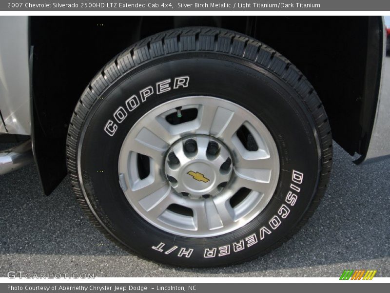 Silver Birch Metallic / Light Titanium/Dark Titanium 2007 Chevrolet Silverado 2500HD LTZ Extended Cab 4x4