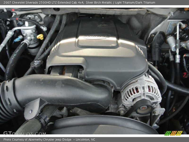 Silver Birch Metallic / Light Titanium/Dark Titanium 2007 Chevrolet Silverado 2500HD LTZ Extended Cab 4x4