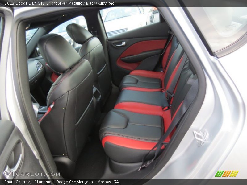 Rear Seat of 2013 Dart GT