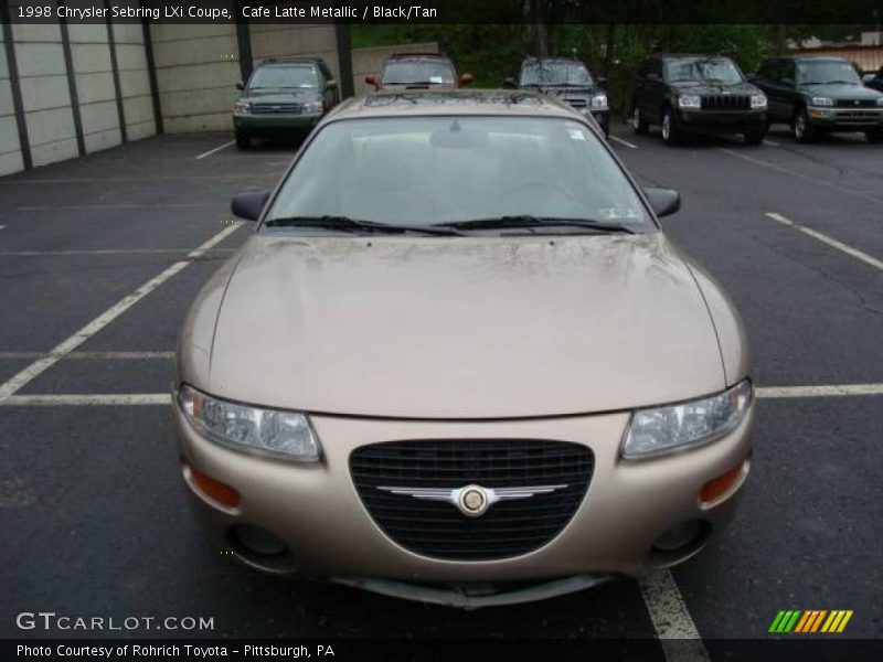 Cafe Latte Metallic / Black/Tan 1998 Chrysler Sebring LXi Coupe