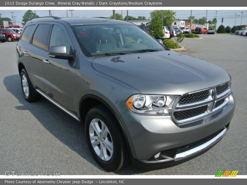 Mineral Gray Metallic / Dark Graystone/Medium Graystone 2013 Dodge Durango Crew