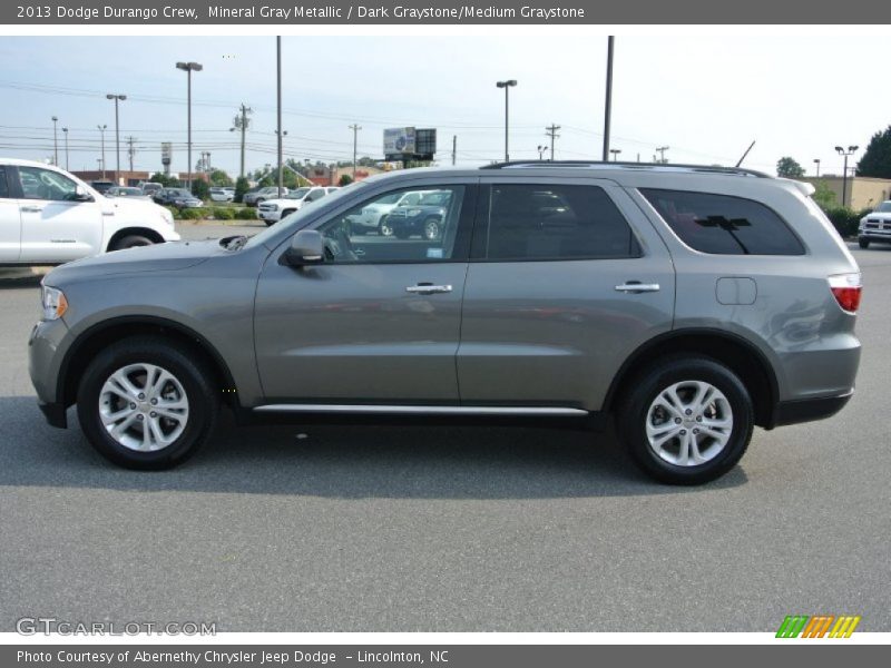 Mineral Gray Metallic / Dark Graystone/Medium Graystone 2013 Dodge Durango Crew