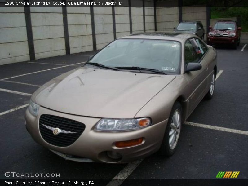 Cafe Latte Metallic / Black/Tan 1998 Chrysler Sebring LXi Coupe