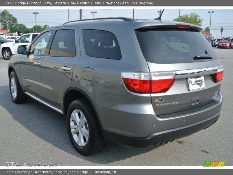 Mineral Gray Metallic / Dark Graystone/Medium Graystone 2013 Dodge Durango Crew