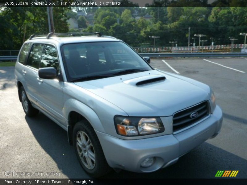 Platinum Silver Metallic / Off Black 2005 Subaru Forester 2.5 XT