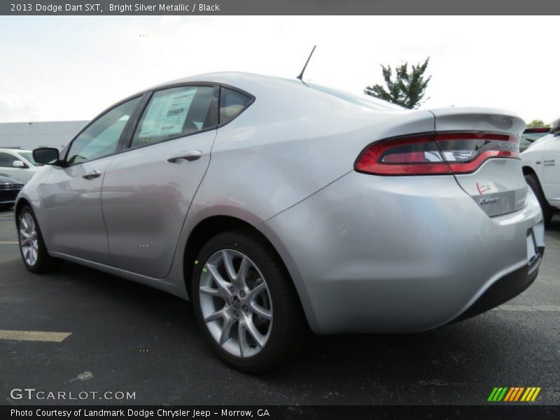 Bright Silver Metallic / Black 2013 Dodge Dart SXT