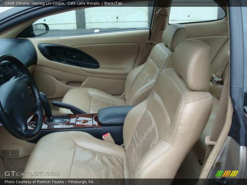 Cafe Latte Metallic / Black/Tan 1998 Chrysler Sebring LXi Coupe