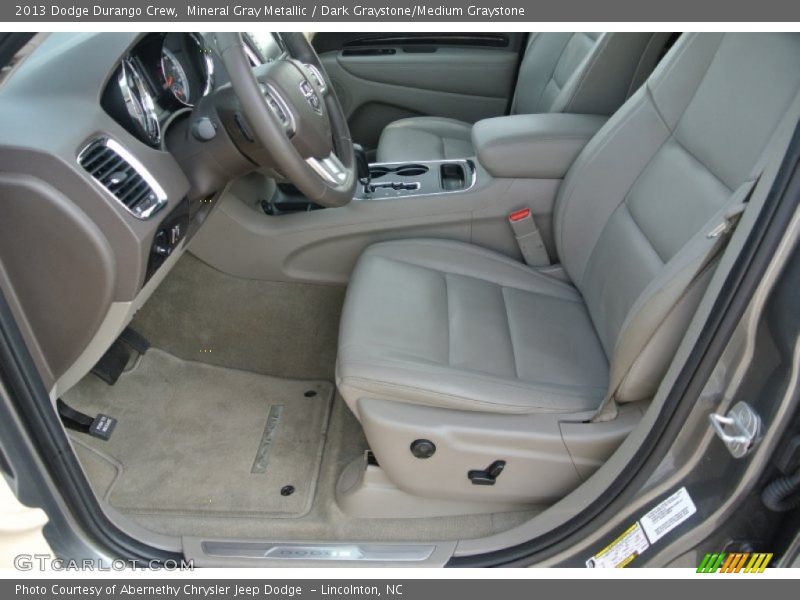 Mineral Gray Metallic / Dark Graystone/Medium Graystone 2013 Dodge Durango Crew