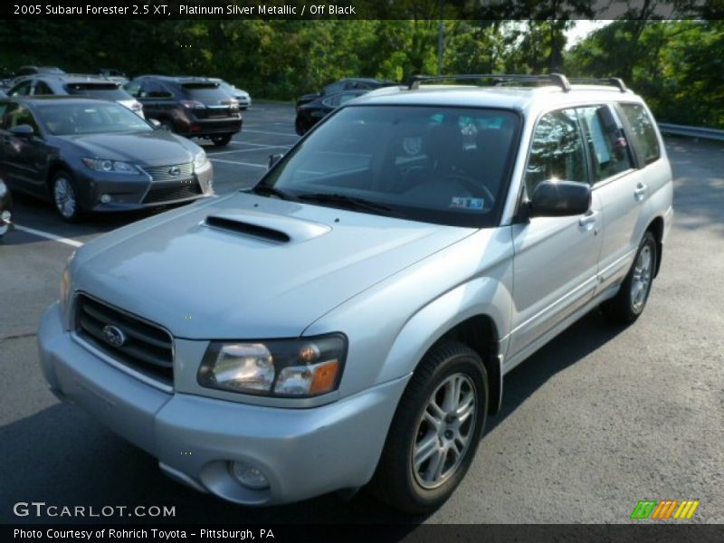 Platinum Silver Metallic / Off Black 2005 Subaru Forester 2.5 XT