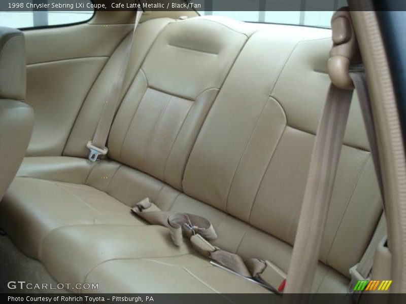 Cafe Latte Metallic / Black/Tan 1998 Chrysler Sebring LXi Coupe