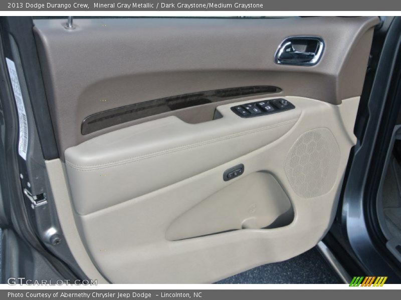 Mineral Gray Metallic / Dark Graystone/Medium Graystone 2013 Dodge Durango Crew