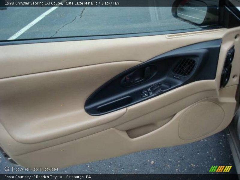 Cafe Latte Metallic / Black/Tan 1998 Chrysler Sebring LXi Coupe