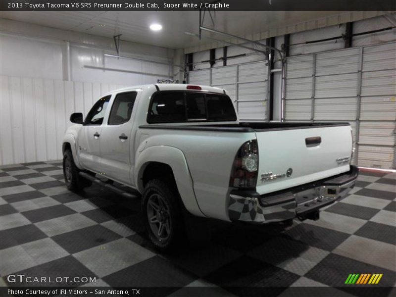 Super White / Graphite 2013 Toyota Tacoma V6 SR5 Prerunner Double Cab
