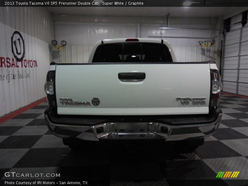 Super White / Graphite 2013 Toyota Tacoma V6 SR5 Prerunner Double Cab