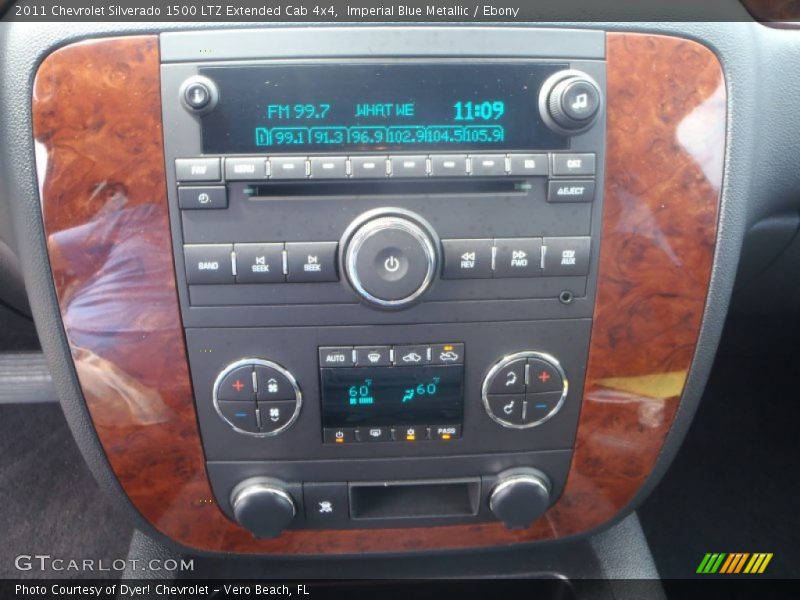 Controls of 2011 Silverado 1500 LTZ Extended Cab 4x4