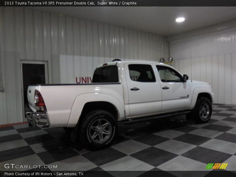 Super White / Graphite 2013 Toyota Tacoma V6 SR5 Prerunner Double Cab