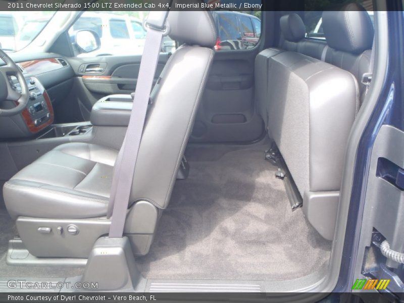 Imperial Blue Metallic / Ebony 2011 Chevrolet Silverado 1500 LTZ Extended Cab 4x4
