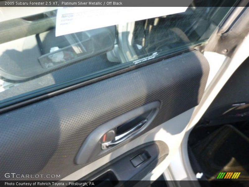 Platinum Silver Metallic / Off Black 2005 Subaru Forester 2.5 XT
