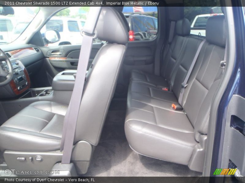  2011 Silverado 1500 LTZ Extended Cab 4x4 Ebony Interior